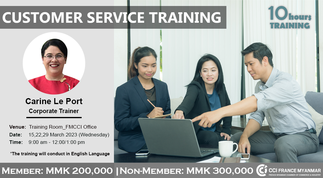 Customer Service Training Cci France Myanmar